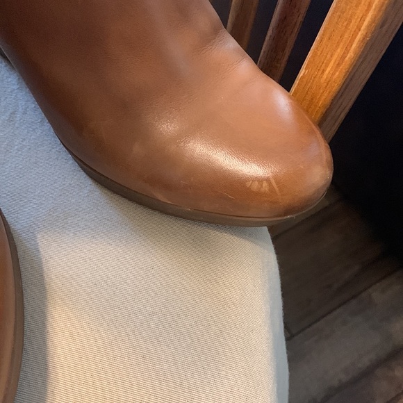 UGG leather fleece lined boots size 9 - Picture 7 of 9